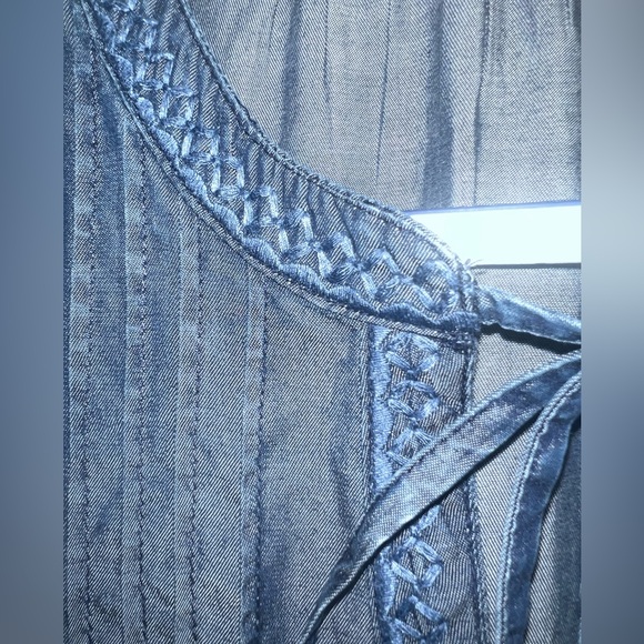 TOMMY BAHAMAS NAVY ABSOLUTELY STUNNING DRESS,  NO SIZE TAG ( DEFINITELY MED) - Picture 4 of 5